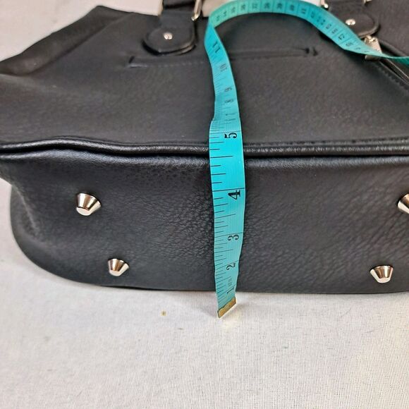 Unbranded Concealed Carry Hobo Bag Skull with Flames Western Goth Studded - Picture 11 of 13